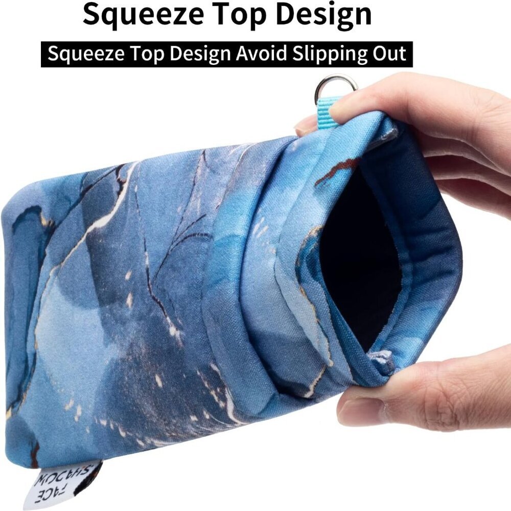 Double Glasses Case Microfiber Soft Squeeze Top F… - image 2